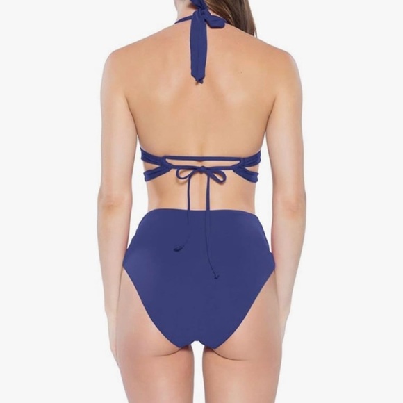 NWT BECCA Royal Blue Cutout Bikini - Picture 2 of 9